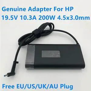 OIAGLH TPN-DA10 19.5V 10.3A 200W TPN-CA23 A200A017P L00818-850 AC Adapter For 15-DC0009TX 1060 ZBOOK 17 G5 G4 Laptop Charger
