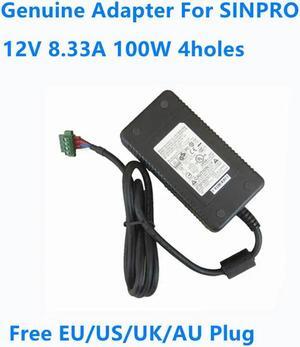OIAGLH 12V 8.33A 100W 4holes IPU100-105 Switching Power Supply AC Adapter For SINPRO Medical Charger