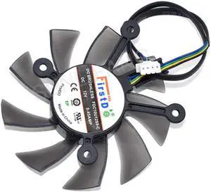 For ASUS GTX550TI 750 460 560 6670 6850 7770 7850 Graphics Card Cooling Fan FDC10U12S9-C DC12V 0.45A 4-Pin Single Fan