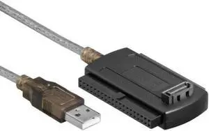 USB 2.0 To IDE / SATA 2.5",3.5" Hard Drive Disk HDD SSD 480Mb/s Data Interface Converter Adapter Cable