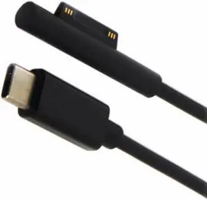 Type C Power Supply Charger Adapter Charging Cable Cord for Microsoft Surface Pro 6/5/4/3 Go Book 15V PD Charging