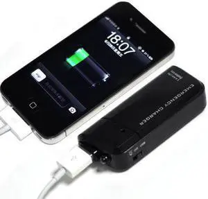 Pocket Emergency Charger with LED Flashlight for the iPod and iPhone USB
