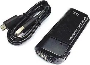 AA Extender Portable Backup Emergency Charger BLACK for Samsung Galaxy S