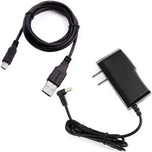 AC/DC Power Charger Adapter + USB Cord for JVC Everio GZ-EX310/AU/S GZ-EX310BU/S