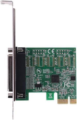 Parallel Port DB25 25Pin PCIE Riser Card LPT Printer to PCI-E Express Cards Converter AX99100 M02 22 Drop