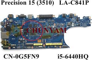 LA-C841P i5-6440HQ For Precision 15 3510 M3510 Workstation Laptop Notebook Motherboard CN-0G5FN9 G5FN9 100% Tested