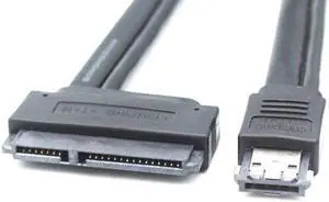 50cm Power Esata (eSATAp) to Sata Cable Dual Power USB 12V 5V Combo to 22 Pin (7Pin + 15Pin)For 2.5 inch 3.5 inch HDD