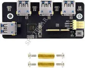 Raspberry Pi Compute Module 4 CM4 official IO Board PCIe TO USB 3.2 Gen1 Adapter 4x HS USB