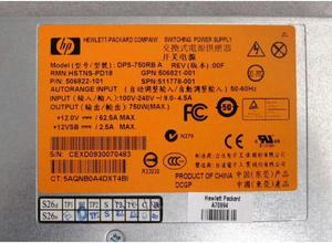 OIAGLH Genuine For DL380 G6 G7 G8 Power Supply 750W Server PSU DPS-750RB A 506822-101 526821-001