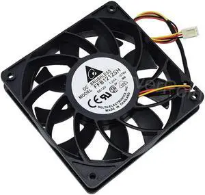 Well Tested Mining Server Inverter Case Axial Industrial Fan FFB1212SH Cooling 120*120*25MM 3-Pin DC12V 1.24A Cooler