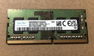 OIAGLH For Notebook M471A5244CB0-CWE 4G 1RX16 PC4-3200AA-SC0-11 4GB