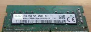 OIAGLH For 8G 1RX8 DDR4 PC4-2400T Notebook HMA81GS6AFR8N-UH