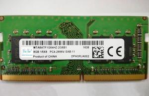 OIAGLH For DDR4 8G 1RX8 PC4-2666V-SAB MTA8ATF1G64HZ-2G6B1 Notebook