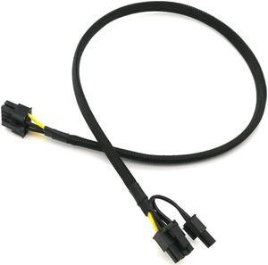 Motherboard 10Pin to PCI-E 8Pin (6+2Pin) Power Adapter Cable for HP DL380G6 G7 Server