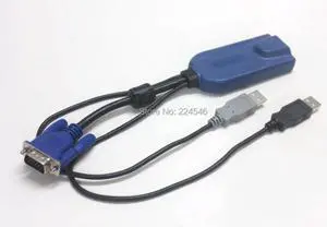 FOR The RARITAN Dominion KX II KVM CIM-Model D2CIM-DVUSB Dual USB & VGA Adapter Dongle