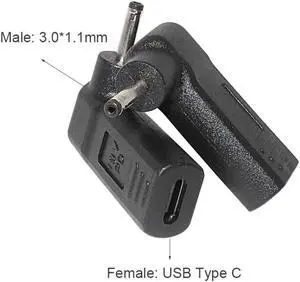 Dc Power Adapter  USB Type C to 3.0*1.1mm Male Plug Converter Fit for Acer Samsung Asus 19V Laptop Adapter Charger