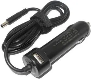 19.5V 3.34A 65W DC Car Charger Laptop Power Adapter Fit for Dell Inspiron 11 3147 13 7347 15SR-1528B