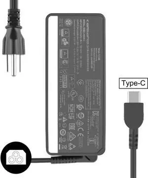 for 65W Power Adapter Supply Fit for Lenovo-65w-usb-c-charger Yoga 920 C930 730-13IKB ThinkPad p52s t480 t480s