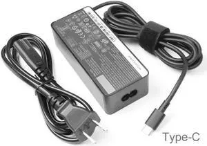 2 Prong 65w USB-c ac Adapter fit for Lenovo Yoga Charger c940 c740 s940 s730 c930 c630 920 910 900 730 720 adlx65ylc2a