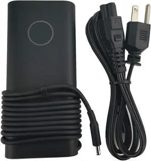 Fit for dell  XPS 15 Laptop Charger 130W(watt) AC Power Adapter(Power Supply) with 3 Prong Power Cord - Precision