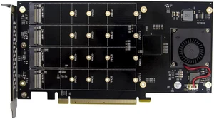 PCIe 3.0 X16 PLX8747 to 4 Port M.2 NVMe SSD Adapter Expansion Card Quad Mkey Nvme to Pci-E Converter for PC 32G/bps win10 linux PCIe 3.0 X16 PLX8747 to 4 Port M.2 NVMe SSD Adapter Expansion Card Quad Mkey Nvme to Pci-E Converter for PC 32G/bps win10 linux