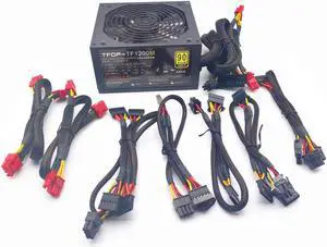 1200W PC Power Source Supply 1000W SEMI-MODULAR POWER SUPPLY 110V 220V Gaming Game Computer Components Desks Power Mining Mute 1200W PC Power Source Supply 1000W SEMI-MODULAR POWER SUPPLY 110V 220V Gaming Game Computer Components Desks Power Mining Mute