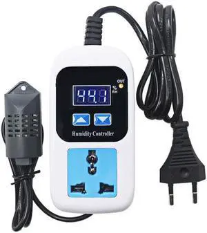 XK-W2008 Digital Humidity Controller Humidification and Dehumidification 0.1 High-precision Humidity Switch Socket 0%-99%