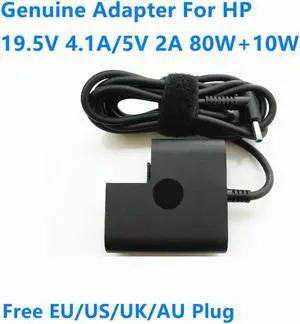 OIAGLH 19.5V 4.1A 5V 2A 80W 10W TPN-LA09 923389-001 AC Adapter for PA-2900-33HQ L30759-001 Laptop Power Supply Charger