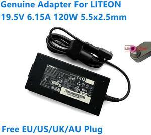 OIAGLH 19.5V 6.15A 120W 5.5x2.5mm LITEON PA-1121-26 AC Adapter For Gaming Laptop Power Supply Charger