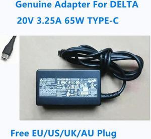 OIAGLH 5V 9V 12V 15V 3A 20V 3.25A 65W TYPE-C USB DELTA ADP-65KE B ADP-65WW A Power Supply AC Adapter For Laptop Charger