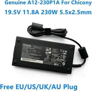 OIAGLH 19.5V 11.8A 230W 5.5x2.5mm Chicony A12-230P1A Power Supply AC Adapter For GS65 GS66 GS75 Stealth 9SF Laptop Charger