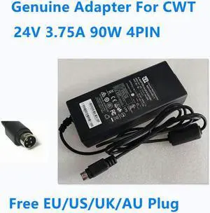 OIAGLH 24V 3.75A 90W 4PIN CWT 2AAL090M AC Power Adapter For Power Supply Charger