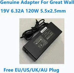 OIAGLH 19V 6.32A 120W 5.5x2.5mm GA120SD1-19006320 GA120SC1-19006320 AC Adapter For Great Wall GreatWall Power Supply Charger