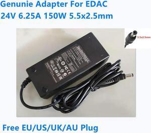 OIAGLH Genunie 24V 6.25A 5A 150W EA11503B EA11353D-240 AC Adapter For EDAC Power Supply Charger