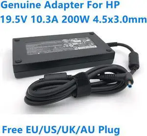 OIAGLH 19.5V 10.3A 200W 4.5x3.0mm TPN-CA03 TPN-DA10 AC Adapter For Laptop Charger ZBOOK 17 G5 G4 G3 OMEN 4 5 6 15-DC0124TX