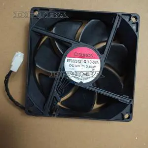 DBTLAP For SUNON EF92251S1-Q11C-S9A DC 12V 3.83W 92x92x25mm 4-Wire Server Cooling Fan