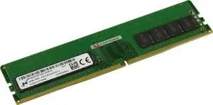 MTA9ASF2G72AZ-3G2B1 Micron 16GB  DDR4-3200(PC4-25600) UDIMM • ECC • 3200MT/s •  • 1 Rank x 8 •  CL-22(22-22-22 ) • 1.2V •288-PIN •Unbuffered • Server Memory
