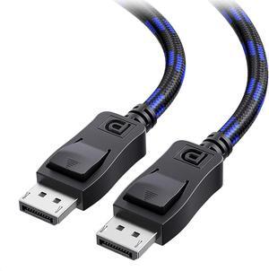 [ Certified] 9.8 ft 32.4Gbps Braided DisplayPort Cable 1.4 8K 60Hz / 4K 240Hz DisplayPort 1.4 Cable with FreeSync G-SYNC and HDR for Gaming Monitor PC RTX 4080/4090 RX 6800/6900