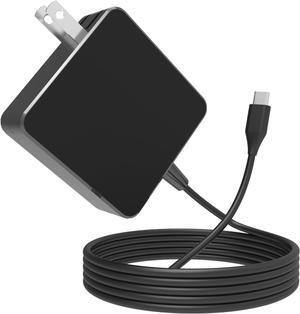 Universal Chromebook Charger USB-C Type C 45W&65W USB C Laptop Charger for /////HP Computer Spectre X360 Elitebook Thinkpad Yoga Latitude XPS Series AC Power Adapter Cord