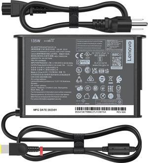 New 20V 6.7A 135W Slim Tip AC Adapter for Lenovo G510 G5005 Y50-70 Y50P-70 Y520-15 Y700-14 Y700-17 Y70-70 ADL135SDC3A SA10E75864 00HM686 Laptop Power Supply