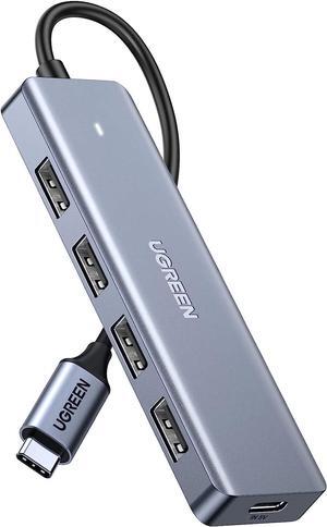 USB C Hub 4 Ports USB C to USB Hub with 4 USB 3.0 Powered USB C Splitter for Laptop MacBook Pro iMac iPad Pro Chromebook Pixelbook Dell XPS Galaxy S23 and More Type C Devices