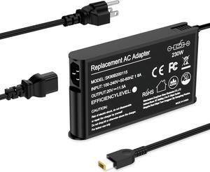 New Slim Replacement for Lenovo 230W AC Adapter Legion 5 Charger Legion 7 ThinkPad P1 P15 P16, Legion Y7000 R720 Y540 Y740 Y730 Y900 Y910 Y920 16ACH6 15IMH05 15ITH6 Laptop Power Supply