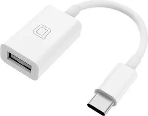 USB C to USB 3.0 Adapter USB to USB C Adapter USB Type-C to USB Thunderbolt 4/3 to USB Female Adapter OTG for MacBook Pro2021 MacBook Air 2020 iPad Pro 2021 More Type-C Devices(White)