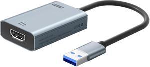 USB to HDMI Adapter Compatible MacBook to HDMI HD 1080P HDMI USB Cable HDMI Adapter HDMI USB Mac Adapter Compatible with MacBook OS10.15 / Windows 10