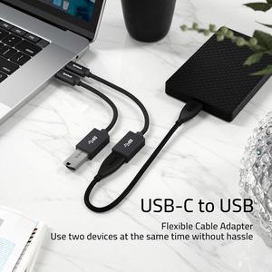 USB C to USB Adapter 2 Pack USB C to USB3 USB Type C to USB Thunderbolt 3 to USB Female Adapter OTG Cable Compatible with iPhone 16/15 Pro Max iPad Mini 6 MacBook Pro Air and More