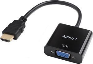 HDMI to VGA Adapter 1080P 60Hz Converter for Chromebook Xbox TV Box Projector HDTV etc