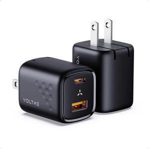 USB C Charger 30W 2-Pack Dual Port Fast Charger Block Compact Wall Charger Foldable Plug Adapter for iPhone 14 13 12 11 Pro Max Mini  iPad Pro Pixel MacBook Air