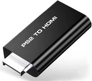 PS2 to HDMI Converter Adapter Video Converter PS2 to HDMI Converter with 3.5mm Audio Output for HDTV HDMI Monitor Supports All PS2 Display Modes