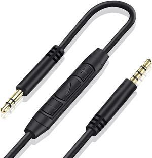 3.5mm Replacement Audio Cable for Beats Headphones Cord Wire Aux Cable Compatible with Beats Solo2 Solo3 Studio3 Wireless HD Pro by Dr. Dre Sony WH-1000XM4 WH-1000XM5 with In-line Mic & Volume Control