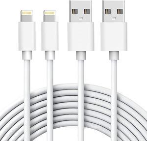 iPhone Charger [Apple MFi Certified] 2PACK 6FT USB to Lightning Cable Power Fast Charging Cord Compatible with iPhone 14/13/12/11 Pro Max/XS MAX/XR/XS/X/8/7/Plus/6S/6/SE/5S/iPad